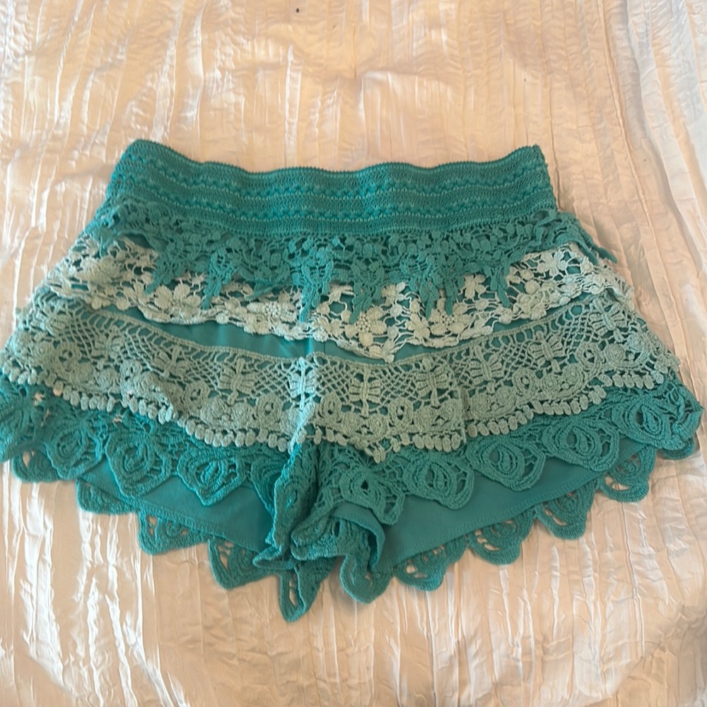 Teal Shorts
